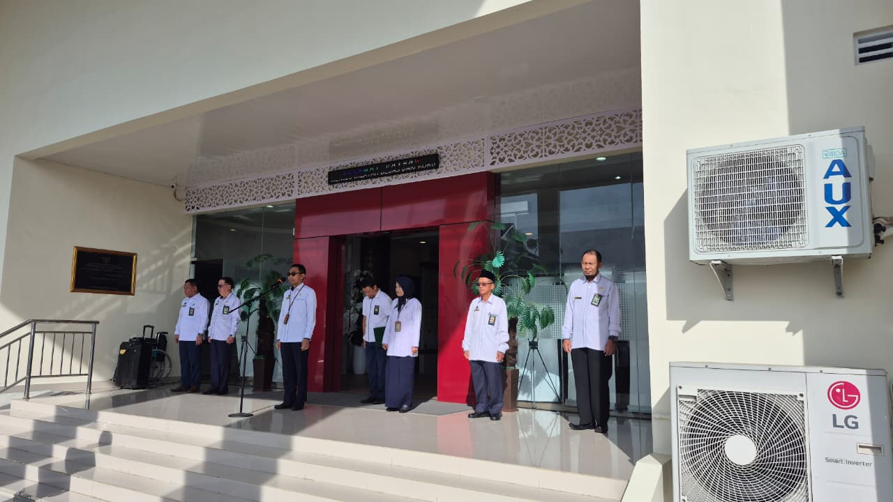 Apel Pagi dan Pembinaan, Wakil Ketua PTA. Gorontalo Tekankan Kedisiplinan Aparatur