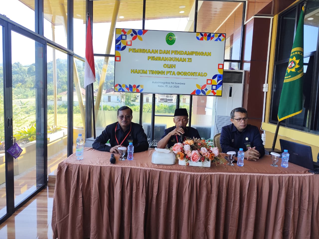 Hakim Tinggi PTA Gorontalo Laksanakan Pendampingan Zona Integritas di PA Suwawa