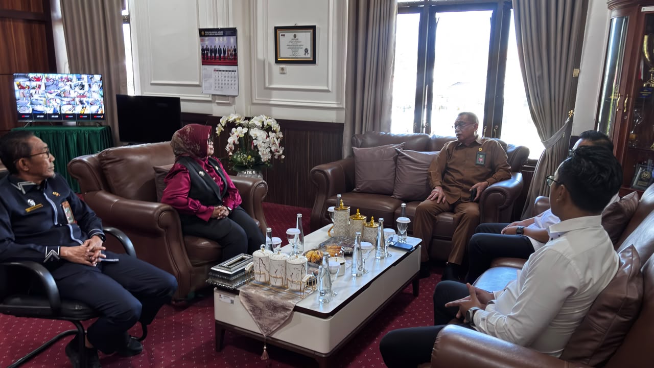 Ketua PTA Gorontalo Terima Kunjungan Silaturahmi Ketua Pengadilan Tinggi Gorontalo dan Kakanwil BPN Provinsi Gorontalo 