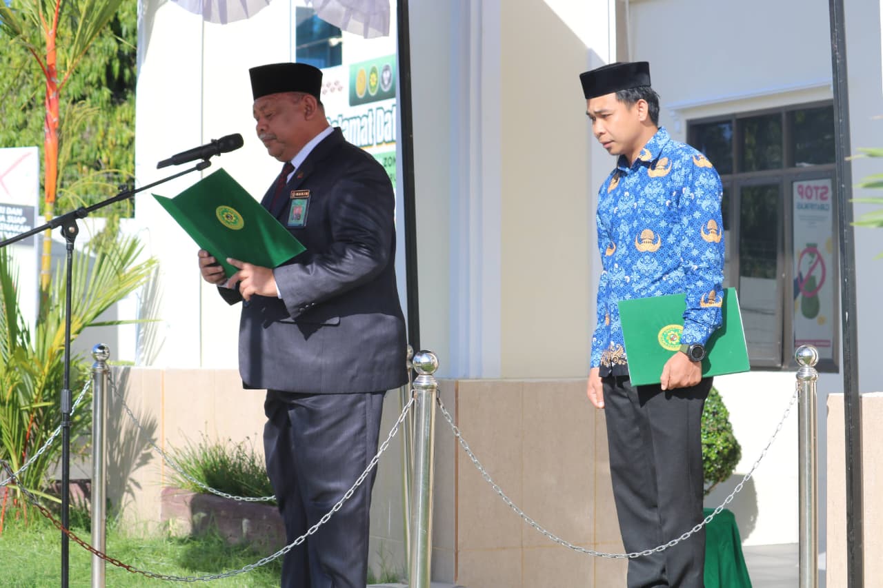 Peringati Hari Lahir Pancasila, PTA Gorontalo Gelar Upacara Bendera Terpusat 