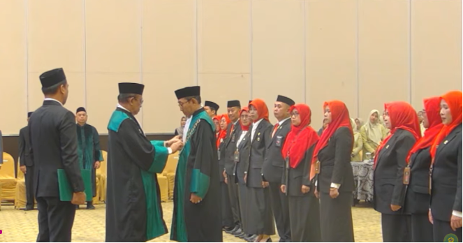 Ketua PTA Gorontalo Hadiri Pelantikan Wakil Ketua PTA Makassar