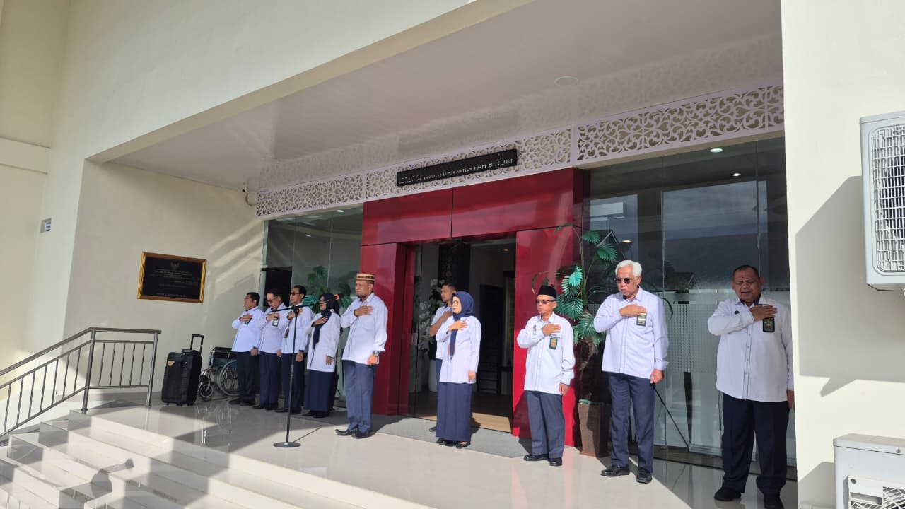 PTA Gorontalo Teguhkan Komitmen Integritas Aparatur dalam Pembinaan Awal Pekan 