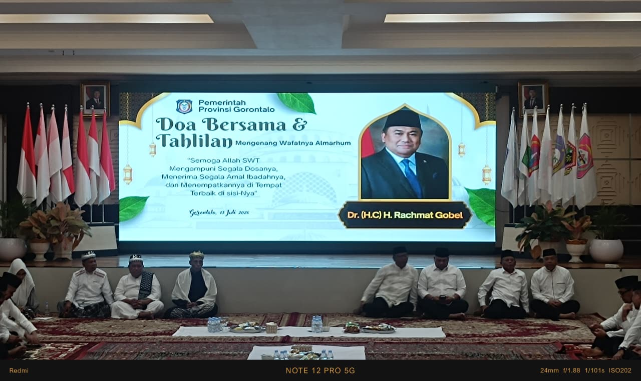 Pengadilan Tinggi Agama Hadiri Doa Bersama dan Tahlilan Almarhum Dr. H. Rachmat Gobel