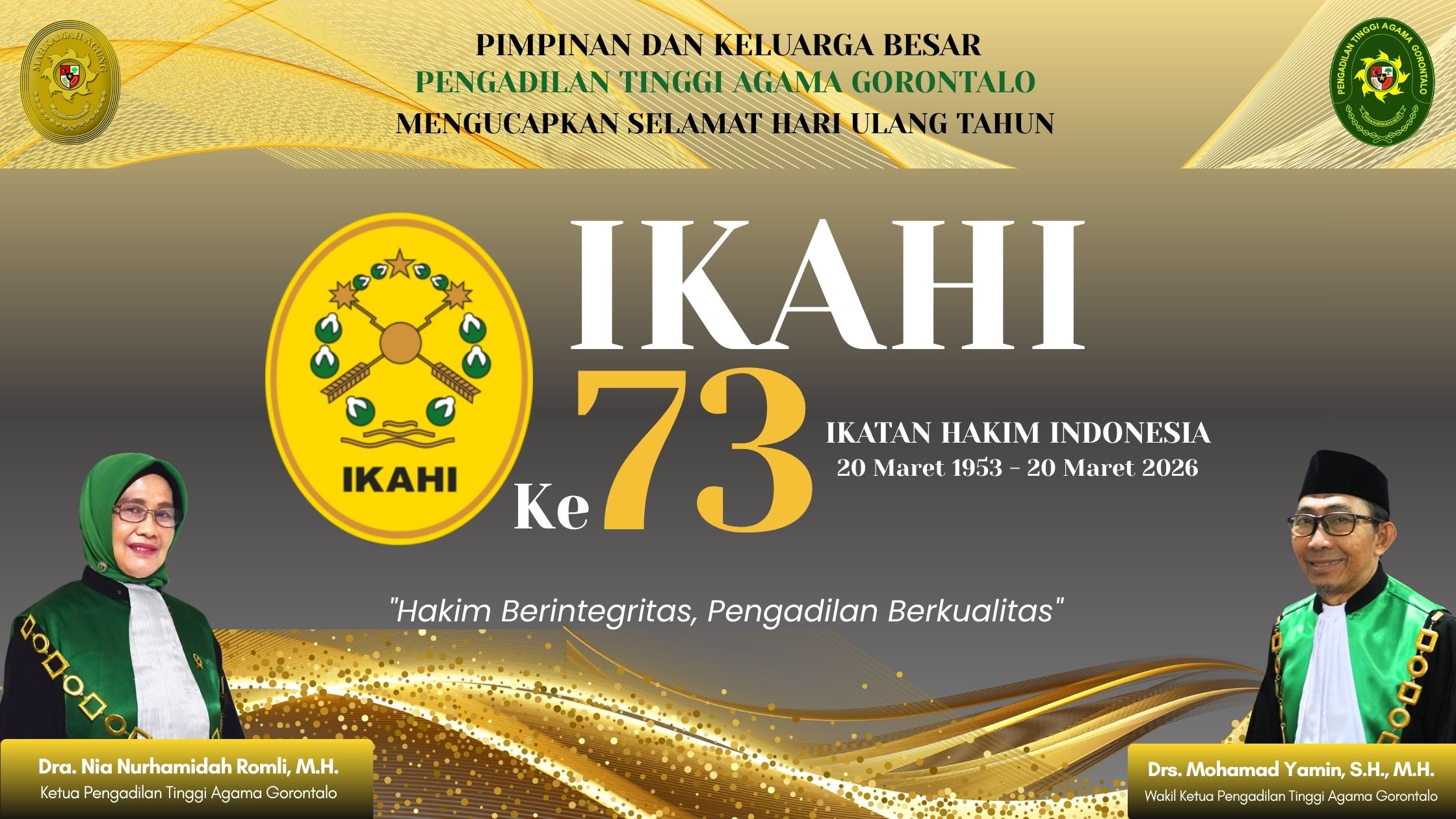 Ikatan Hakim Indonesia (20 Maret 1953 - 20 Maret 2026)